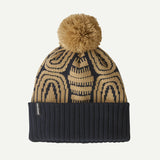 Patagonia Kids' Powder Town Beanie - Flow: Sunken Blue