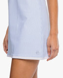 Southern Tide Women's Georgie Skip Stripe Performance Dress - Sky Blue