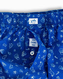 Southern Tide Men's Good Chemis-Tree Printed Boxer - Surf Blue