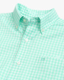 Southern Tide Men's Heather Hartwell Plaid Intercoastal Sport Shirt - Heather Mint
