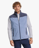 Southern Tide Men's Hucksley Vest - Mountain Spring Blue