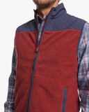 Southern Tide Men's Hucksley Vest - Tuscany Red