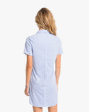Southern Tide Women's Kamryn brrr°® Intercoastal Stripe Dress - Cobalt Blue