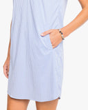 Southern Tide Women's Kamryn brrr°® Intercoastal Stripe Dress - Cobalt Blue