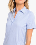 Southern Tide Women's Kamryn brrr°® Intercoastal Stripe Dress - Cobalt Blue