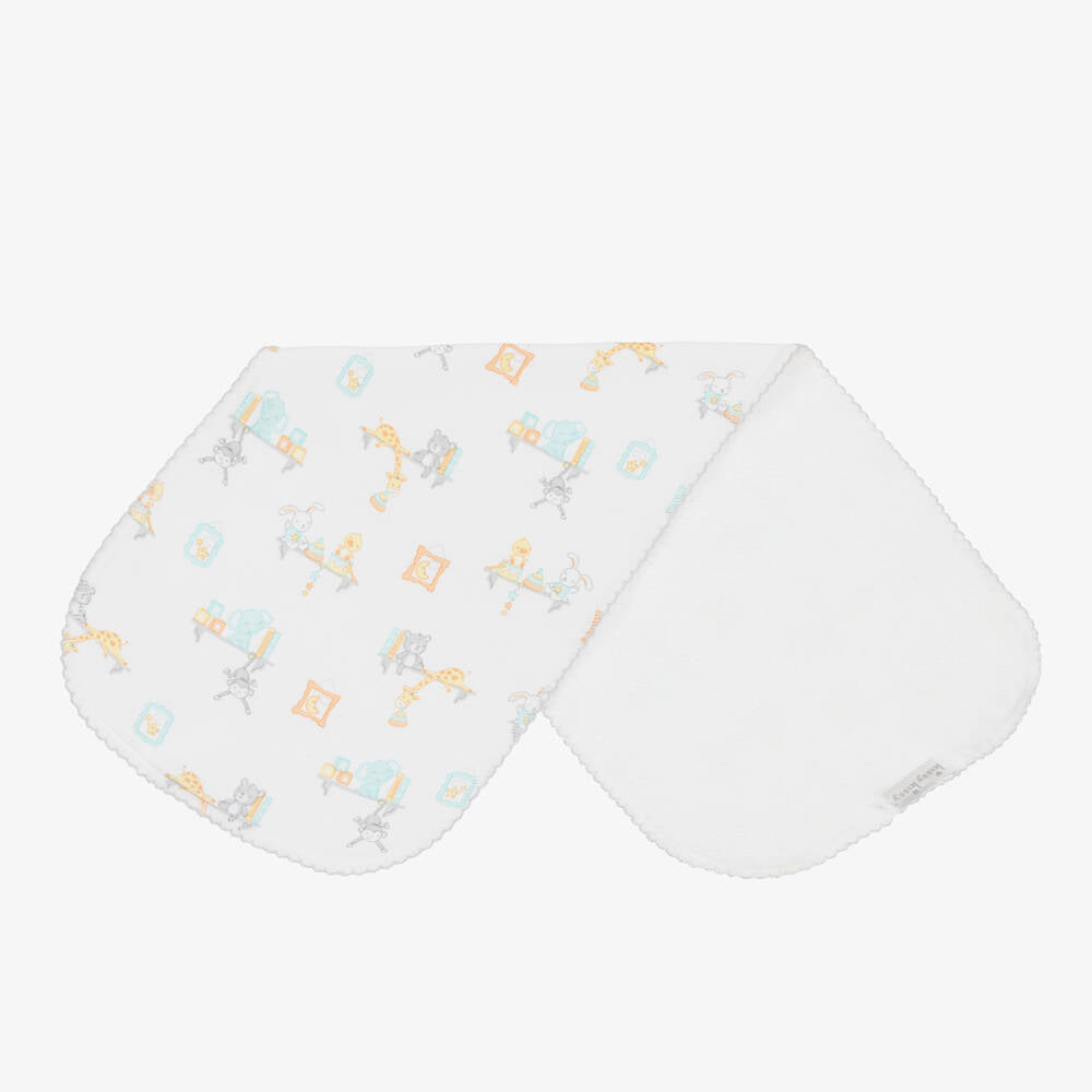 Kissy Kissy Cotton Toy Shelf Treasures Burp Cloth