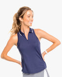 Southern Tide Women's Kristy Performance Tank - Nautical Navy