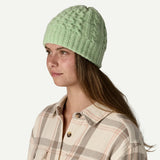 Patagonia Coastal Cable Knit Beanie - Lichen Green