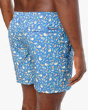 Southern Tide Men's Marg Madness Printed Swim Trunk - Atlantic Blue
