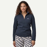 Patagonia Women's Micro-D 1/4 Zip Fleece - New Navy