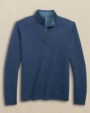 Southern Tide Men's Oak Island Reversible Quarter Zip - Dress Blue