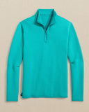 Southern Tide Men's Oak Island Reversible Quarter Zip - Spruce Shade