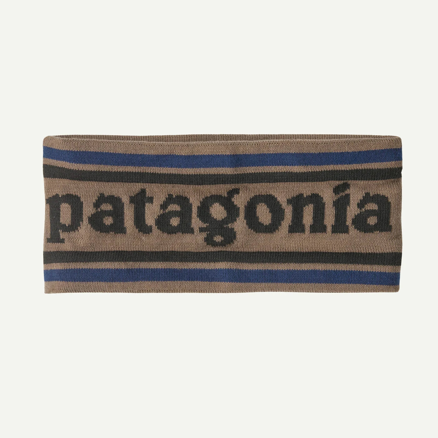 Patagonia Powder Town Ski Headband - Park Stripe: Marlow Brown