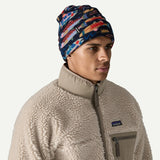 Patagonia Micro D™ Fleece Beanie - Salmon Energy: New Navy