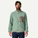 Patagonia Men's Reversible Shelled Microdini Fleece Jacket - Seabird Grey