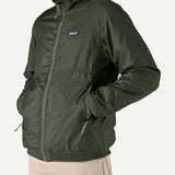 Patagonia Men's Reversible Shelled Microdini Fleece Jacket - Seabird Grey
