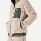 Patagonia Men's Reversible Shelled Microdini Fleece Jacket - Seabird Grey