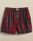 Southern Tide Men's South Carolina Tartan Boxer - Rio Red