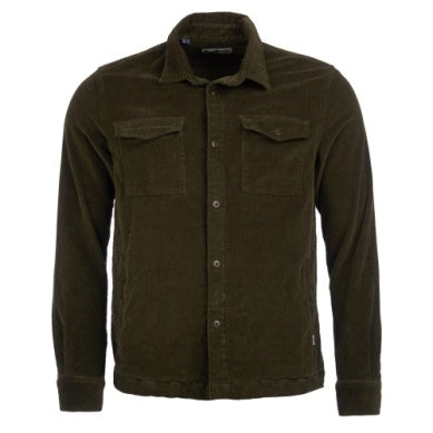 Barbour Men's Cord Overshirt - Olive