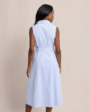 Southern Tide Women's Whitley Seersucker Midi Dress - Ocean Channel