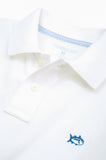 Southern Tide Boys Skipjack Polo - Classic White