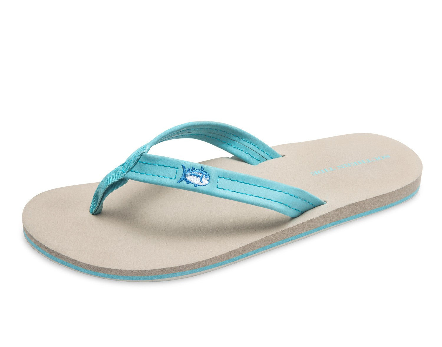 Southern Tide Women's Weekend Flipjacks - Crystal Blue Front View