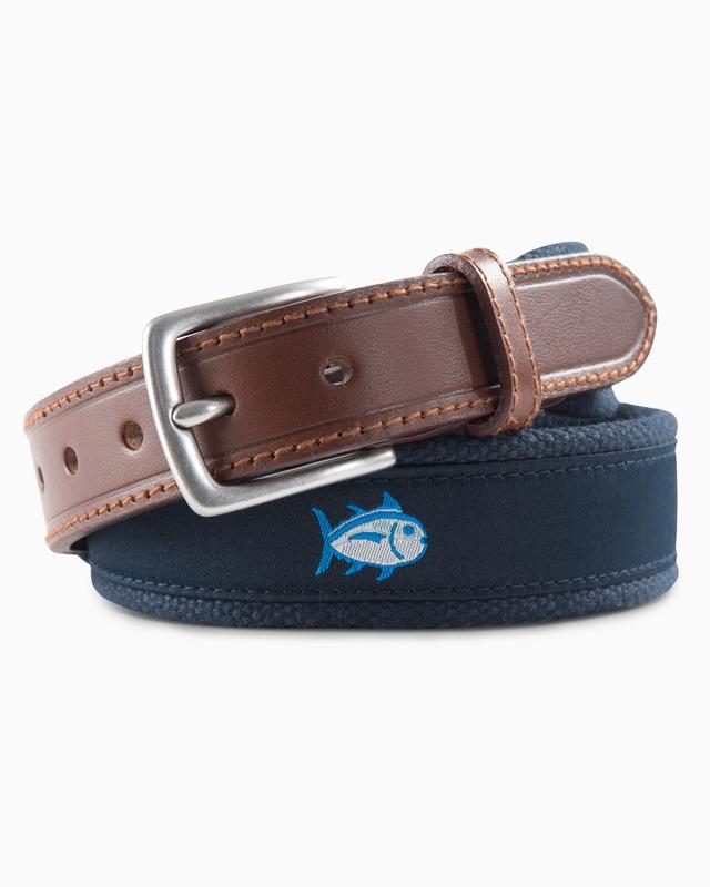Southern Tide Boys' Skipjack Ribbon Belt - True Navy