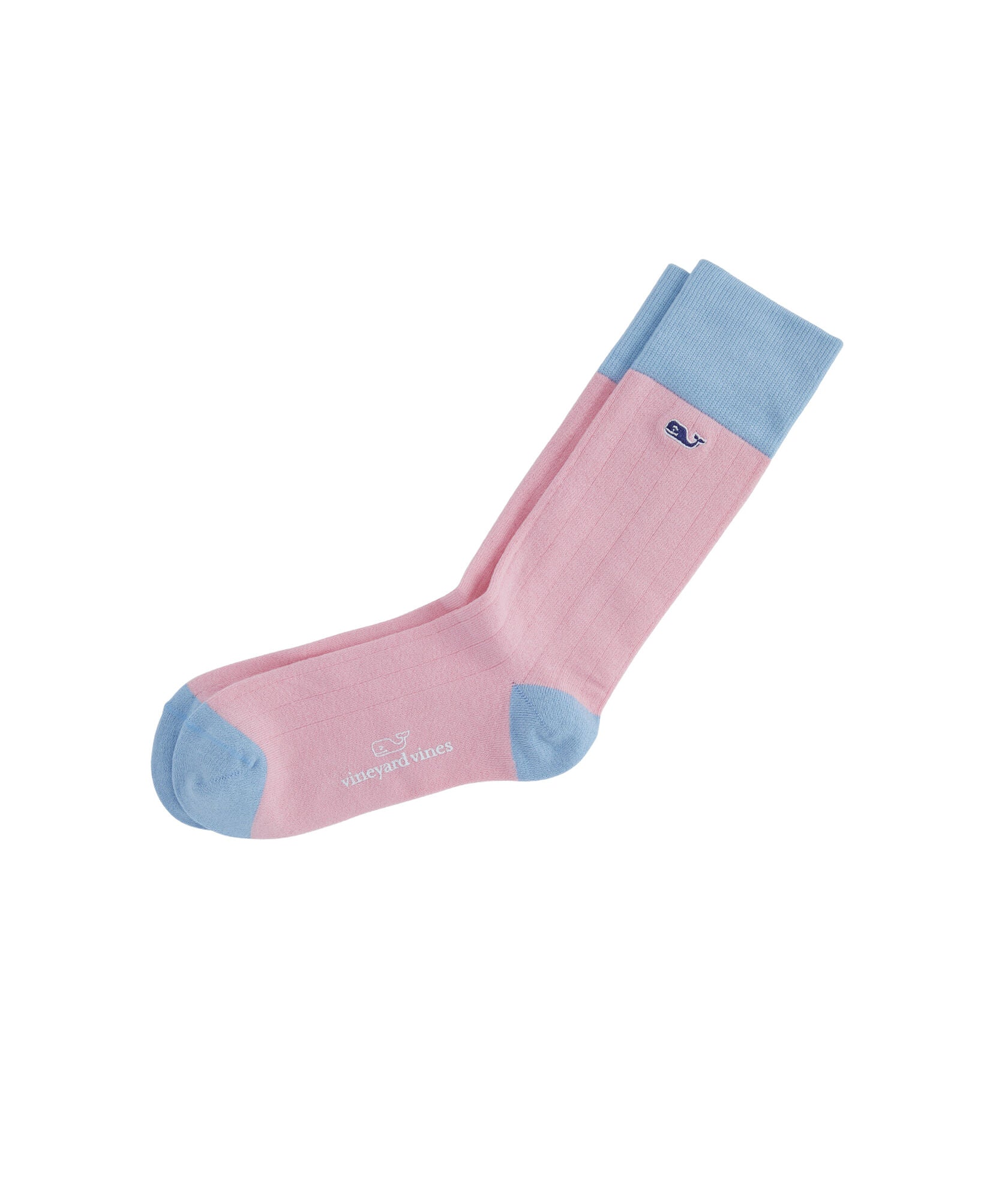 Vineyard Vines Solid Colorblock Socks - Palm Beach