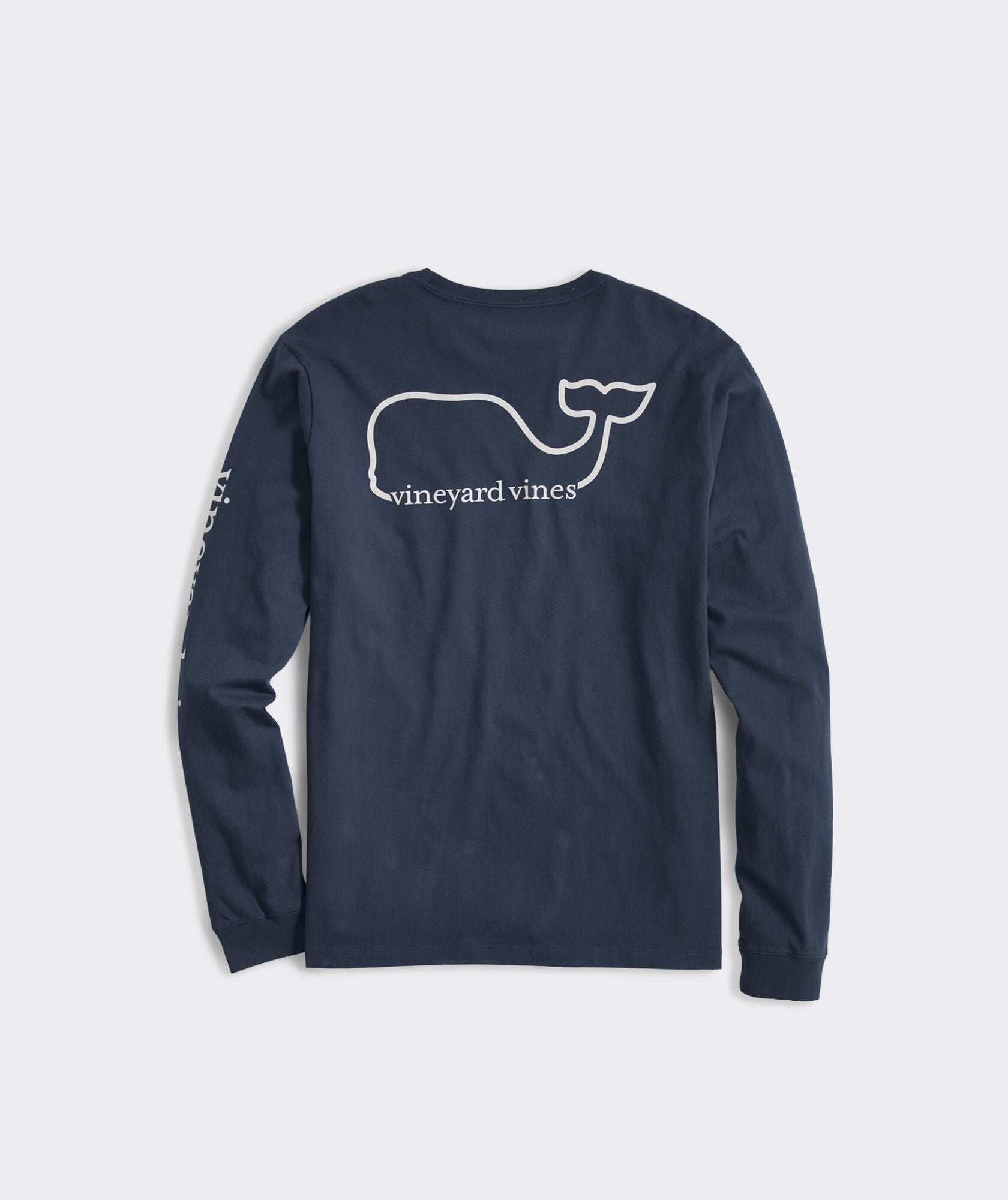 Vineyard Vines Men's Whale Long-Sleeve Pocket Tee - Blue Blazer