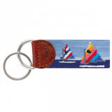 Smathers and Branson Day Sailor Needlepoint Key Fob