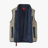 Patagonia Baby Retro-X® Fleece Vest - Natural w/ New Navy