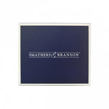 Smathers & Branson Crossed Clubs Needlepoint Luggage Tag - Classic Navy