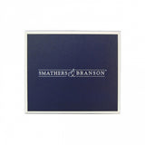 Smathers & Branson Crossed Clubs Needlepoint Luggage Tag - Classic Navy