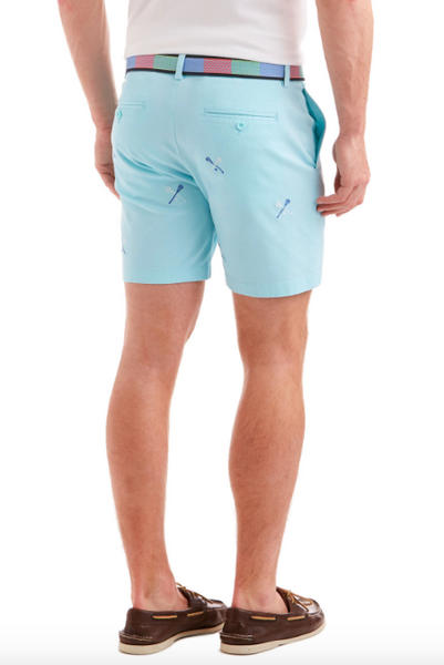 Short Vineyard Vines Homme – Coupe Classique 9 Pouces, Taille 32, Beige, En Toile