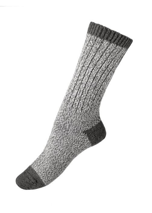 Alpaca Boot Unisex Socks - Grey
