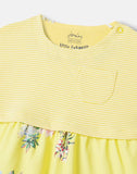Joules Angelina Organically Grown Cotton Dress - Floral Yellow