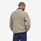 Patagonia Men's Shearling Button Fleece Pullover - Natural
