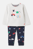 Joules Infant Byron Set - Grey Farm
