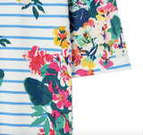 Joules Baby Razamataz Cotton Babygrow – Chatsworth Floral Stripe