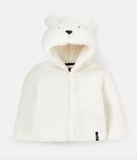 Joules Infant Cuddle Bear Coat - White