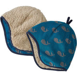 Patagonia Baby Reversible Beanie - Dancing Whales/Crater Blue