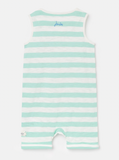 Joules Dara Infant Romper - Green Stripe