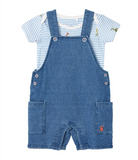 Joules Duncan Denim Frog Set