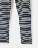 Joules Children's Emelia Jersey Leggings - Navy Stripe