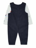 Joules Farnham Infant Corduroy Dungaree Set