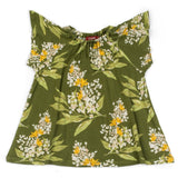 Milkbarn Green Floral Bamboo Dress & Bloomer Set