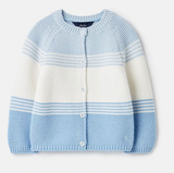 Joules Haywood Infant Striped Cardigan - Blue