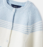 Joules Haywood Infant Striped Cardigan - Blue