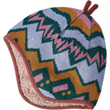 Patagonia Baby Reversible Beanie - Lofoten Geo Knit Small/Fuzzy Mauve