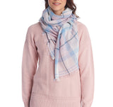 Barbour Christie Tartan Wrap - Blossom Tartan